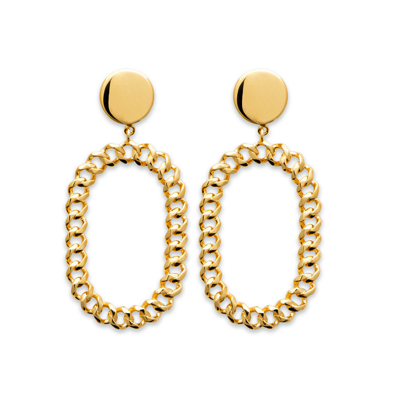 Σκουλαρίκια Brass Επίχρυσα 18Κ  Oxford Street 23001500