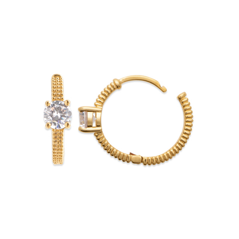 Σκουλαρίκια Brass Επίχρυσα 18Κ  Oxford Street 2634610