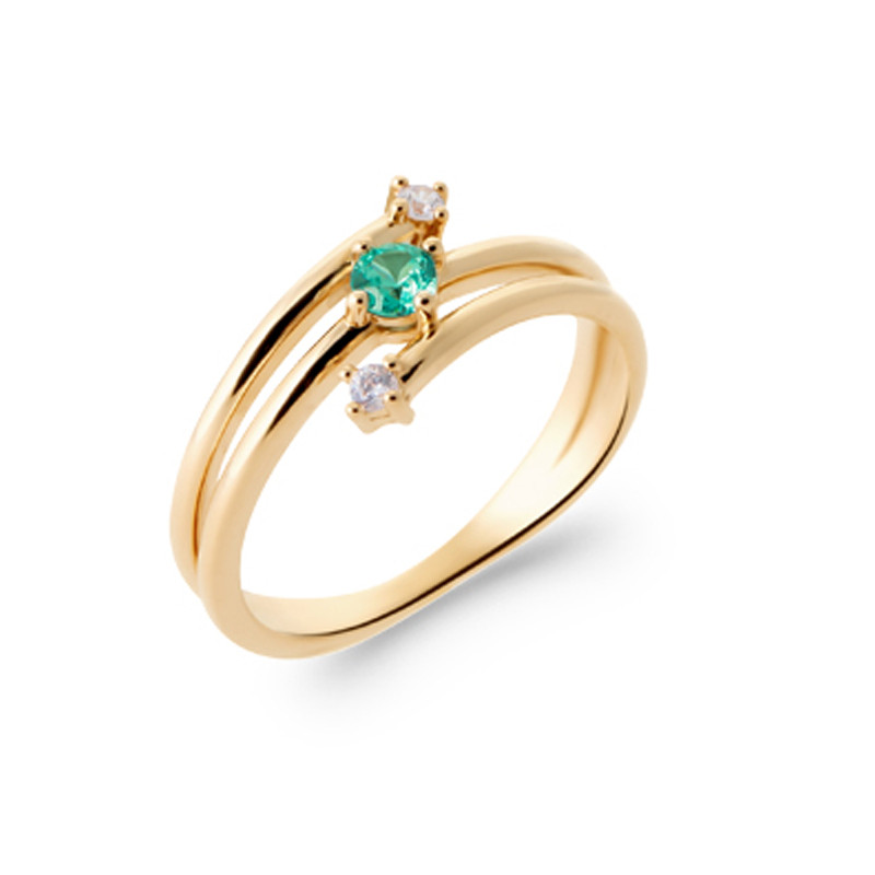 Δαχτυλίδι Brass Επίχρυσο 18Κ Oxford Street 2946950