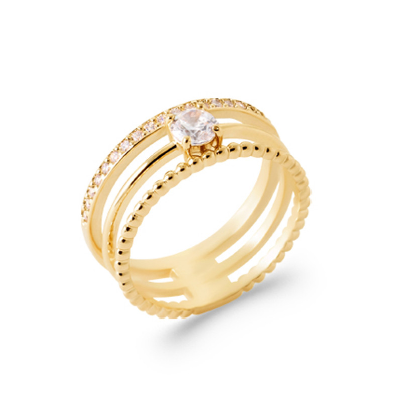 Δαχτυλίδι Brass Επίχρυσο 18Κ Oxford Street 2954910