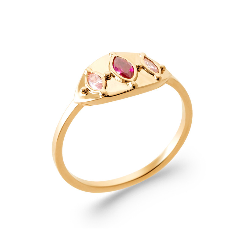 Δαχτυλίδι Brass Επίχρυσο 18Κ Oxford Street 2955980