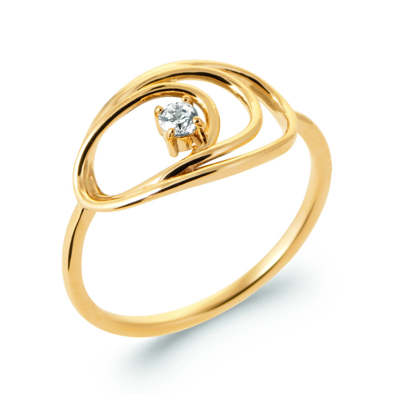 Δαχτυλίδι Brass Επίχρυσο 18Κ Oxford Street 2960210