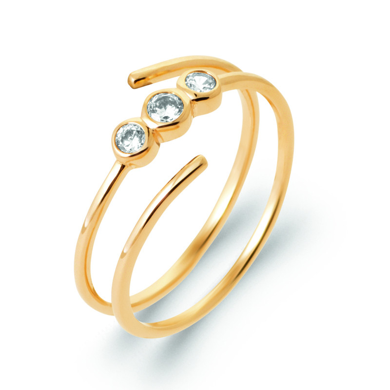 Δαχτυλίδι Brass Επίχρυσο 18Κ Oxford Street 2974010