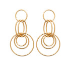 Σκουλαρίκια Brass Επίχρυσα 18Κ  Oxford Street 23013100