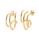 Σκουλαρίκια Κρίκοι Brass Επίχρυσα 18Κ  Oxford Street 23035200