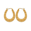 Σκουλαρίκια Κρίκοι Brass Επίχρυσα 18Κ  Oxford Street 2645100