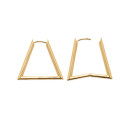 Σκουλαρίκια Κρίκοι Brass Επίχρυσα 18Κ  Oxford Street 2646100