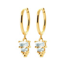 Σκουλαρίκια Κρίκοι Brass Επίχρυσα 18Κ  Oxford Street 2663210