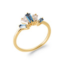 Δαχτυλίδι Brass Επίχρυσο 18Κ Oxford Street 2952540