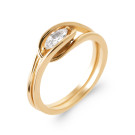 Δαχτυλίδι Brass Επίχρυσο 18Κ Oxford Street 2957310