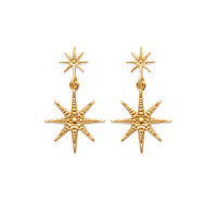 Σκουλαρίκια Brass Επίχρυσα 18Κ  Oxford Street 23009500