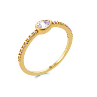 Δαχτυλίδι Brass Επίχρυσο 18Κ Oxford Street 2921510