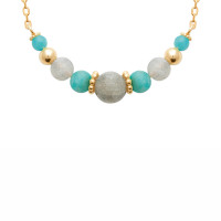 Κολιέ Brass Επίχρυσο 18Κ Oxford Street 97401145