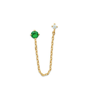 Σκουλαρίκια Brass Επίχρυσα 18Κ  Oxford Street 23017050