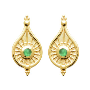 Σκουλαρίκια Κρίκοι Brass Επίχρυσα 18Κ  Oxford Street