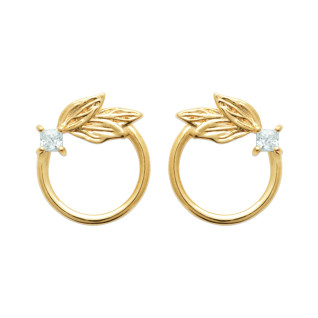 Σκουλαρίκια Brass Επίχρυσα 18Κ  Oxford Street 23036310