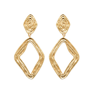 Σκουλαρίκια Brass Επίχρυσα 18Κ  Oxford Street 23048300