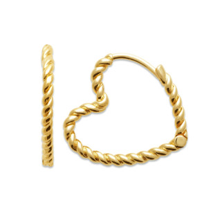 Σκουλαρίκια Κρίκοι Brass Επίχρυσα 18Κ  Oxford Street 2646700