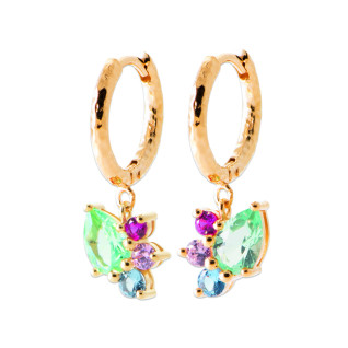 Σκουλαρίκια Κρίκοι Brass Επίχρυσα 18Κ  Oxford Street 2663505