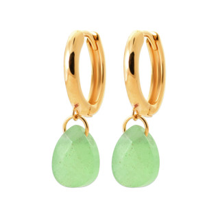 Σκουλαρίκια Κρίκοι Brass Επίχρυσα 18Κ  Oxford Street 2665150