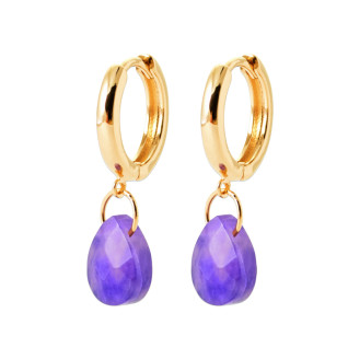 Σκουλαρίκια Κρίκοι Brass Επίχρυσα 18Κ  Oxford Street 2665170