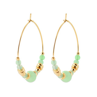 Σκουλαρίκια Κρίκοι Brass Επίχρυσα 18Κ  Oxford Street 2667450