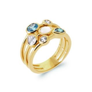 Δαχτυλίδι Brass Επίχρυσο 18Κ Oxford Street 2936060