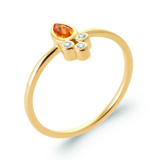 Δαχτυλίδι Brass Επίχρυσο 18Κ Oxford Street 2965090